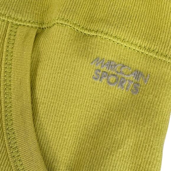 Marc Cain Sports Neon Yellow Zip Jacket Cardigan Activewear Long Sleeve Y2K‎ - Picture 2 of 5